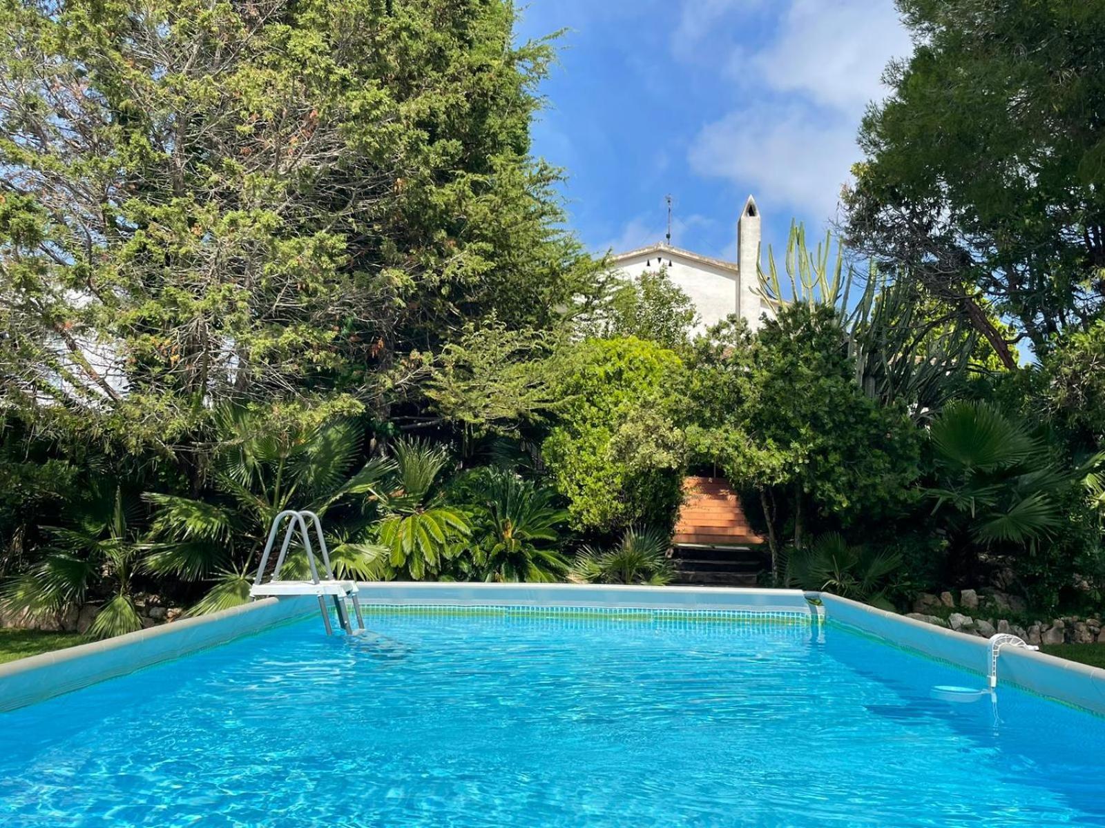 Casa Mediterranea Con Gran Jardin Y Piscina A 500 M De La Playa โรดาเดบารา ภายนอก รูปภาพ